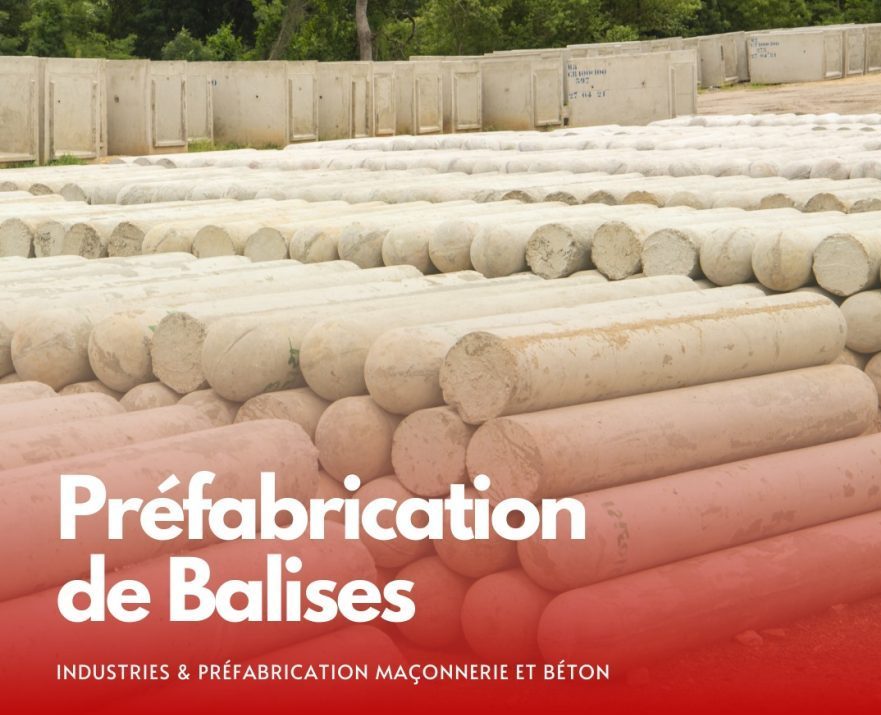 Balises en béton